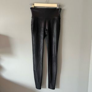 Spanx Black Shimmer Leggings
